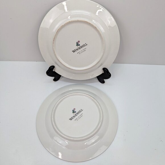 Vintage Woodhill by Citation 7 5/8" Floral Salad Plate Replacement Lot of 2 - Picture 6 of 8